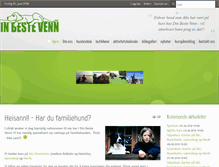 Tablet Screenshot of dinbestevenn.no